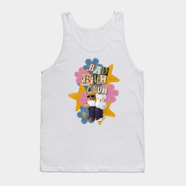 Bad bitch club Tank Top by KittyQuip Co.